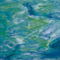 Oceanside Blauw/donkergroen/wit 623-7S-F 30x30 cm
