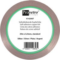 Provetro koperfolie zilver 6,4 (20 meter)