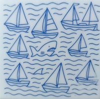 Bootjes 2 - 10x10 cm